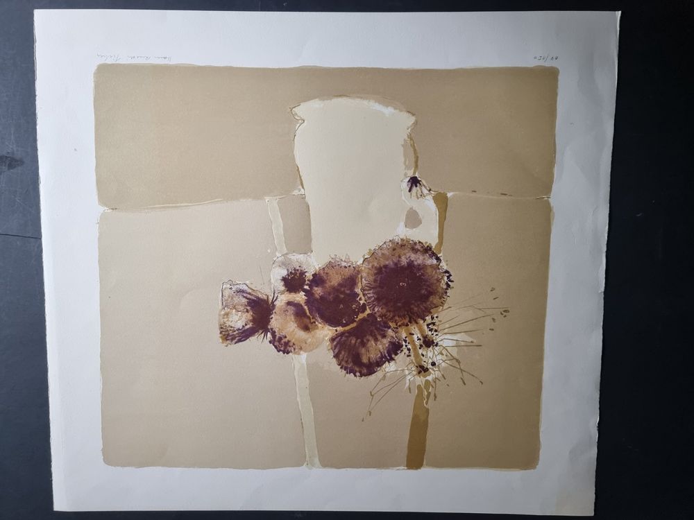 HANS RUEDI SIEBER LITHOGRAPHIE SIGNIERT NUMMERIERT 7