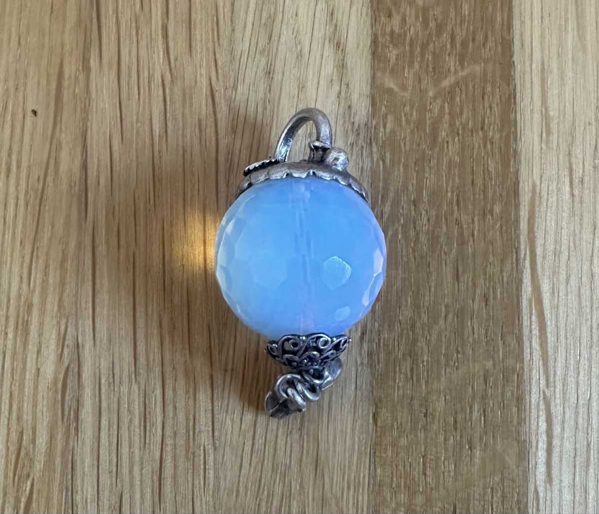 Catenine: Anhänger hellblau silber Modeschmuck – Usato da Zürich venduto da alex124
