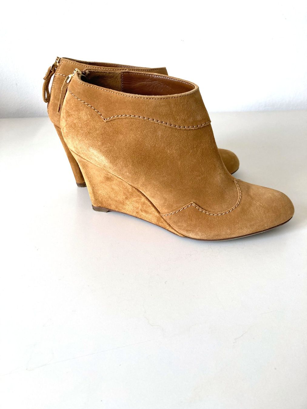 Scarpe da donna: Sergio Rossi bottines en daim – Usato da Reconvilier venduto da oliver008 3