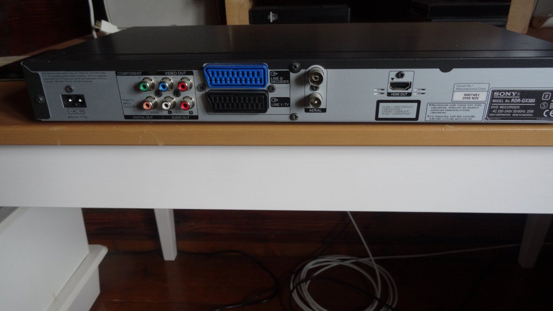 Sony Registratori: SONY DVD-Recorder – Usato da Siebnen venduto da Gimmisun 3