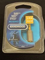 Bandridge Audio Kopfhörer Adapter 3.5mm Klinke Gold NEU