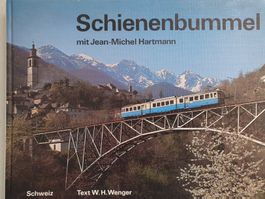 Buch "Schienenbummel Schweiz" von Jean-Michel Hartmann 1978