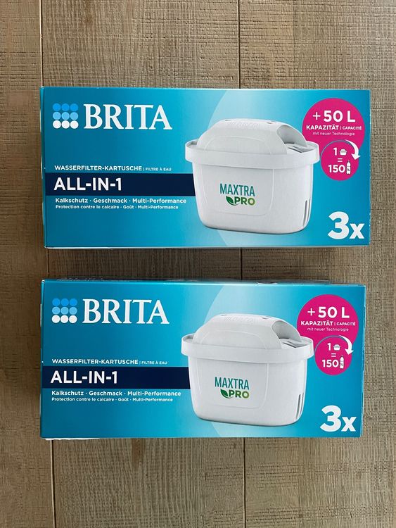 NEU: Brita Wasserfilter Kartuschen Maxtra Pro, 6 Stk (Neu und ...