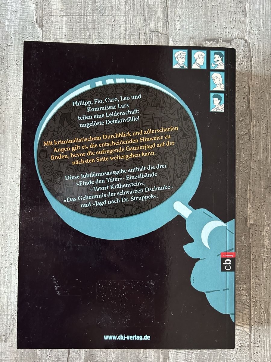 Libri: FINDE • DEN TÄTER Das große Buch der Ratekrimis – Usato da Brüttisellen venduto da mogador9 1