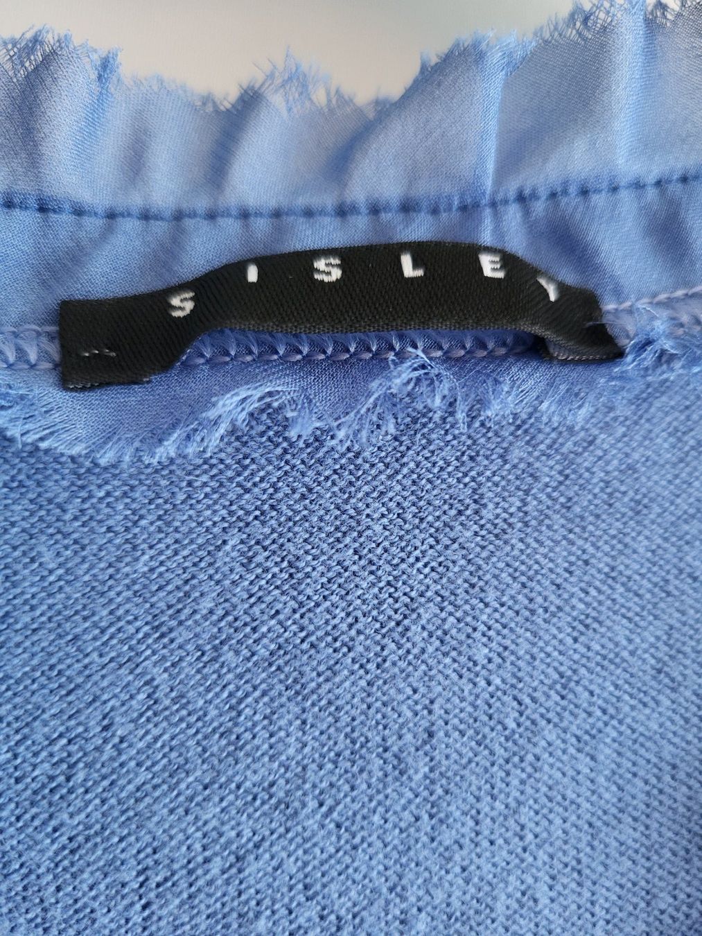 Sisley Pulls & Sweat-shirts: Sisley Damen Pullover, Gr. M - Hellblau, Baumwolle – D'occasion à Baar par clar6 3