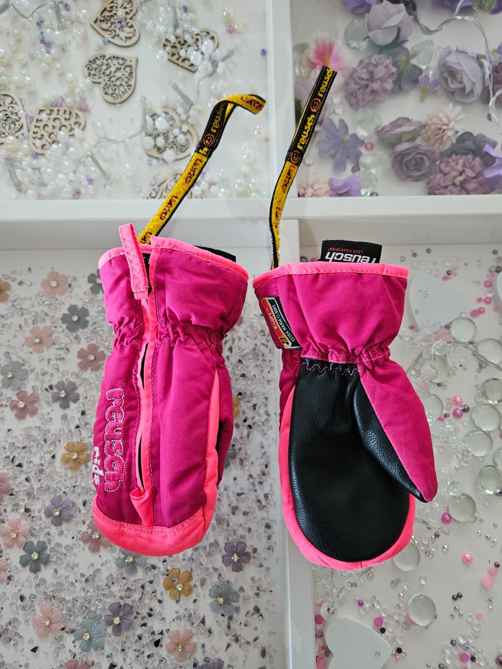 Reusch Guanti: Reusch Fäustlinge pink – Usato da Unterägeri venduto da Sleepbear