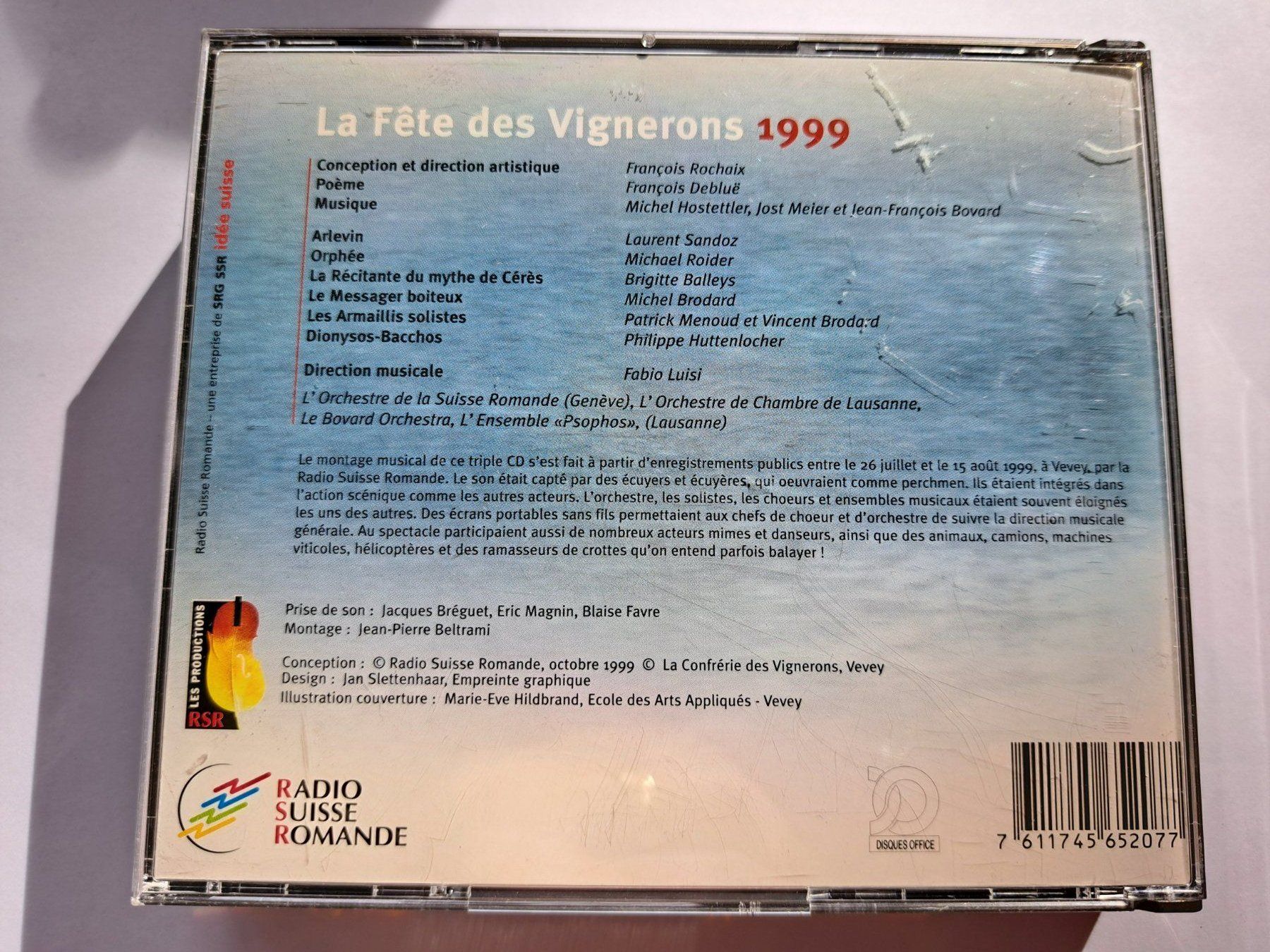 CD: Cd La fête des Vignerons 1999 – Usato da Pully venduto da bro_n52j 2