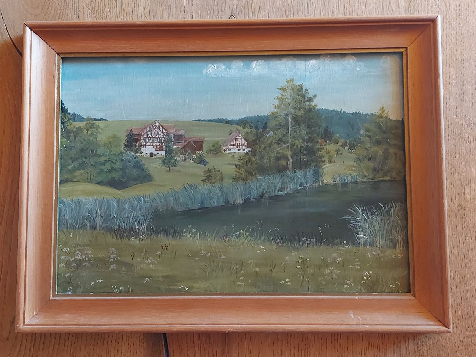 Dipinti: Ölgemälde signiert, idyllische schweizerLandschaft – Usato da Schlieren venduto da Svenja7 1