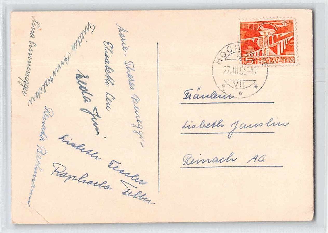 Ansichtskarten: Erinnerungskarte HANDELSDIPLOM BALDEGG 1956 – Gebraucht aus Lufingen von TopAnsichtskarten 1