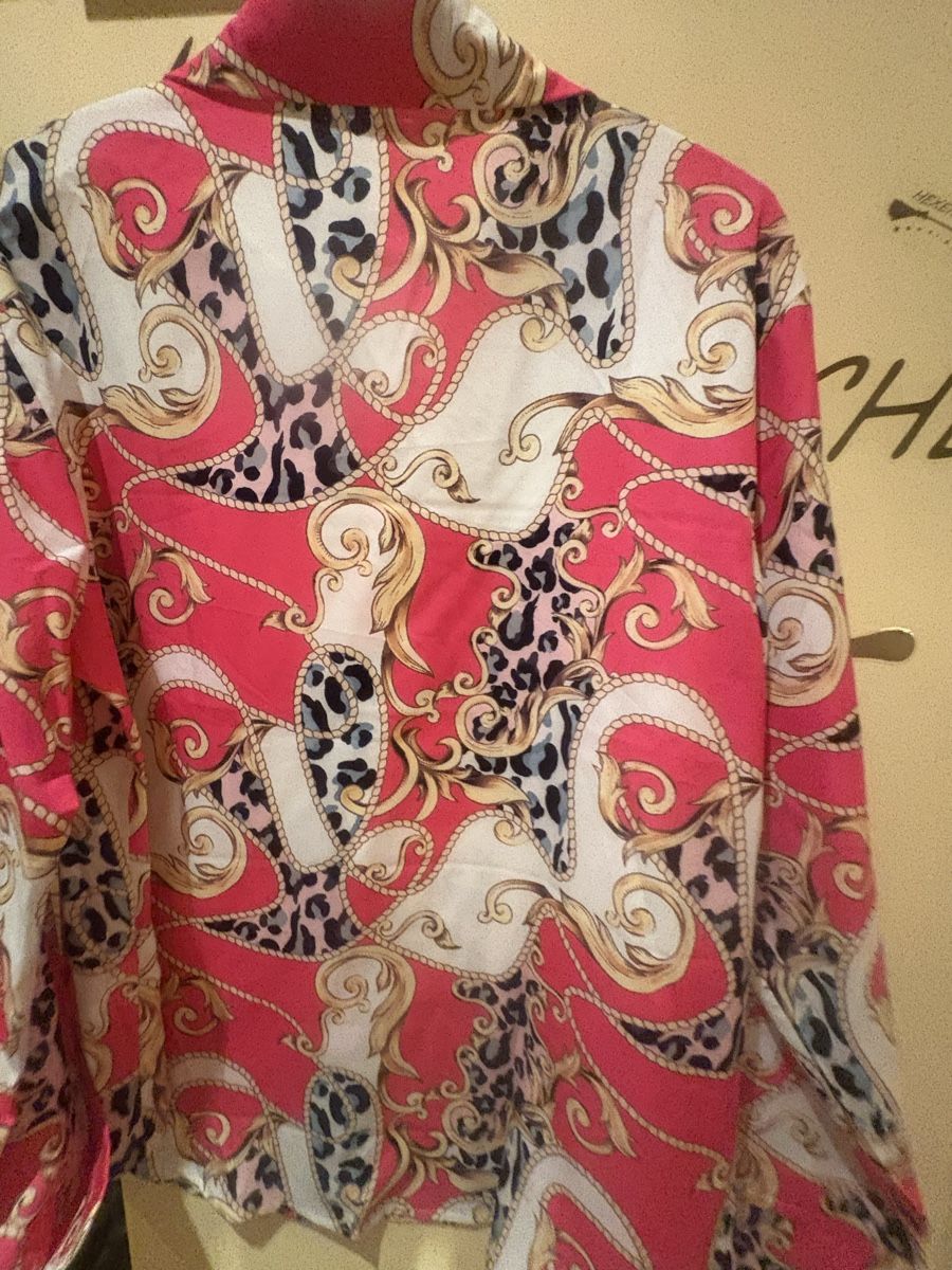Camicette: Kettenmuster Bluse pink – Nuovo (secondo la descrizione) da Obbürgen venduto da bugi6868 7