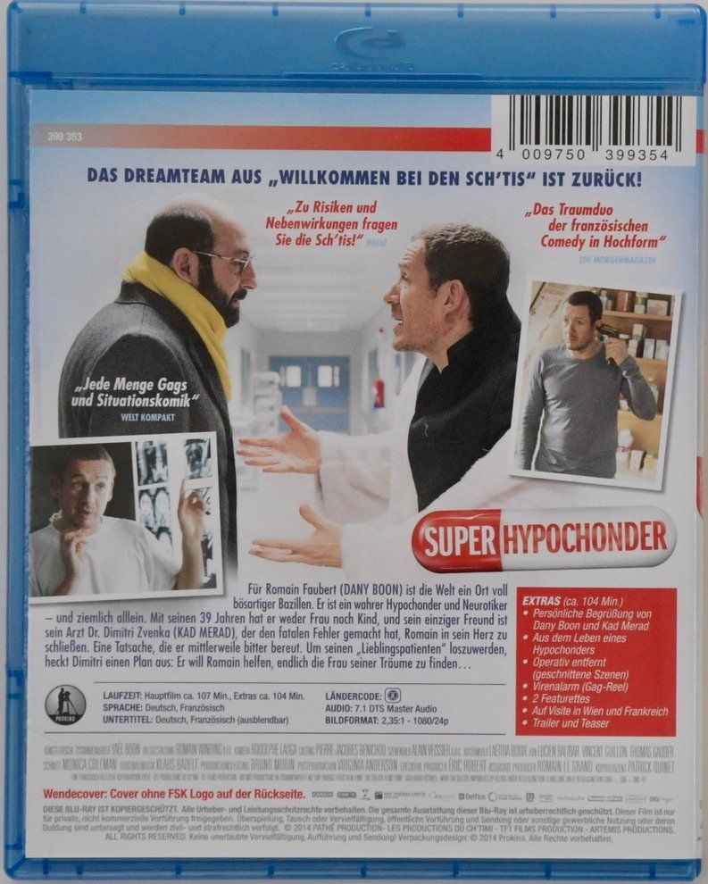 Tutti i DVDs: SUPERHYPOCHONDER - Garantiert ansteckend – Usato da Remetschwil venduto da tgd_gbp8 1