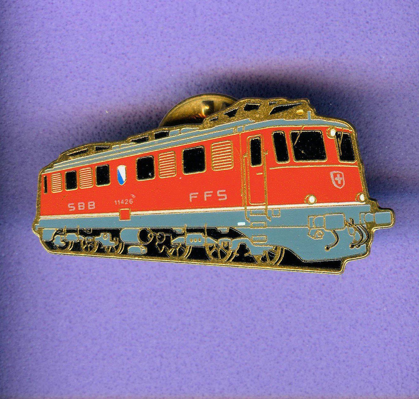 SBB/CFF/FFS Placchette & Badge: Schmid-Müller  Ae 6/6  ZÜRICH  Lim.1000 – Usato da Winterthur venduto da Sammleroase