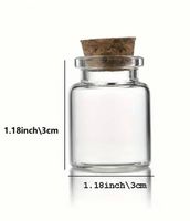 Flasche aus Glas mit Deckel