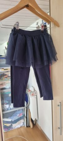 Leggings mit Tüllrock dunkelblau Grösse 92