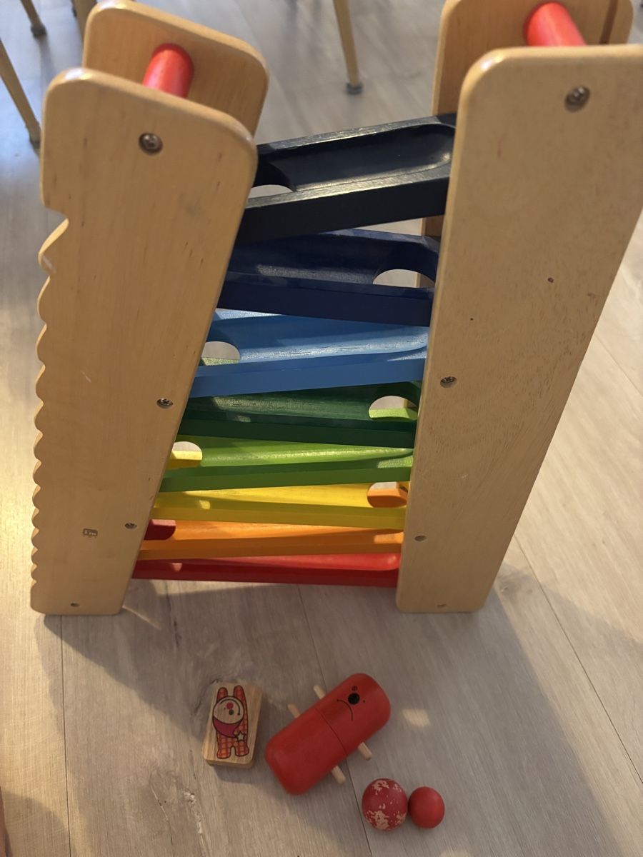 Jouets: Holzkugelbahn, Murmelbahn, Kugelbahn – D'occasion à Erlinsbach SO par flick20 1