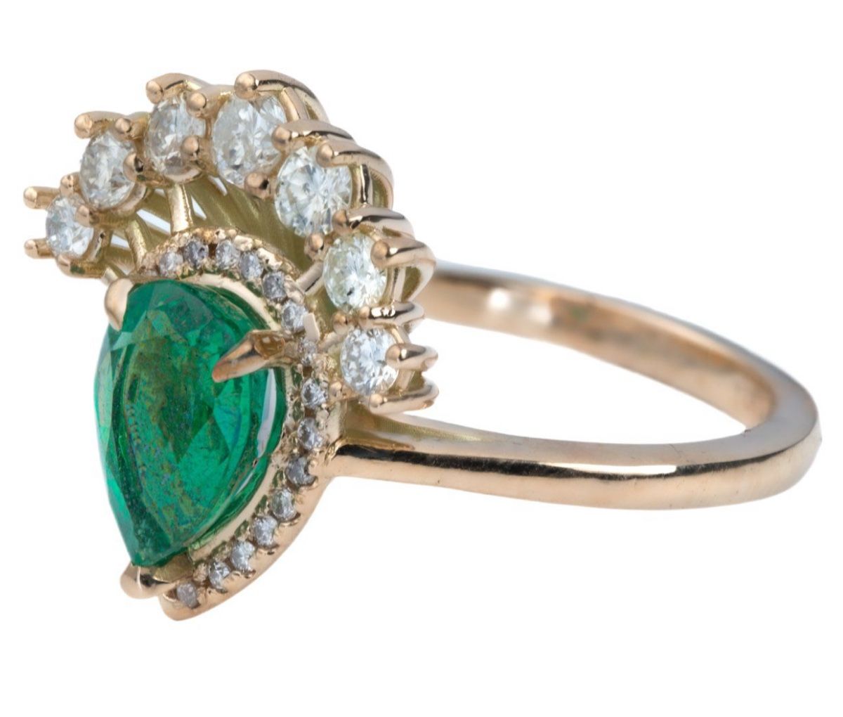 Anelli: Extravagant 1.51ct Smaragd Ring GIA Zertifikat – Nuovo e nell'imballaggio originale da Untersiggenthal venduto da TimeandShine 4