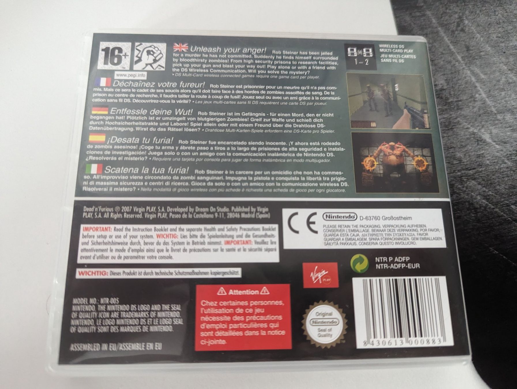 Nintendo Giochi: Dead 'N' Furious - Nintendo DS Game – Usato da Hünenberg See venduto da SpecialEditionGaming 2