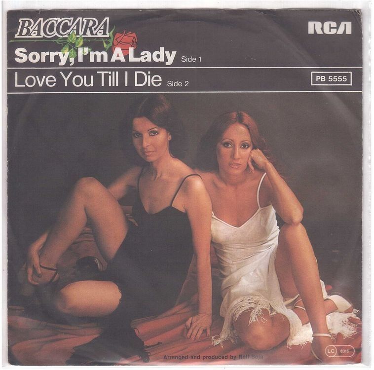 Dischi in vinile: Baccara  --  Sorry i`m a lady  Single7 – Usato da Rheinau venduto da asteng