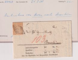 Strubel Nachnahme von Aarau nach Besenbüren !!
