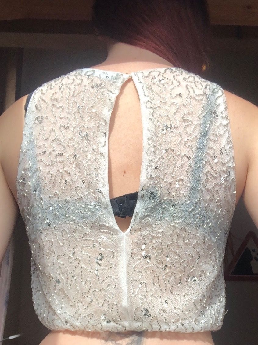 Bershka Tops: Crop top transparent – Gebraucht aus Bulle von sop_ct6x 1