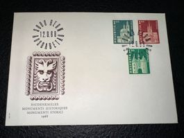 FDC 1968 Baudenkmäler Ersttagumschlag