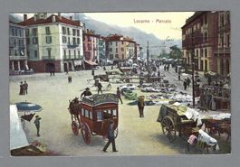 LOCARNO, MERCATO, VEDUTA ANIMATA *