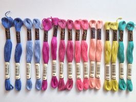 Anchor Vintage Palette Technicolor–16 x Mouliné Baumwolle