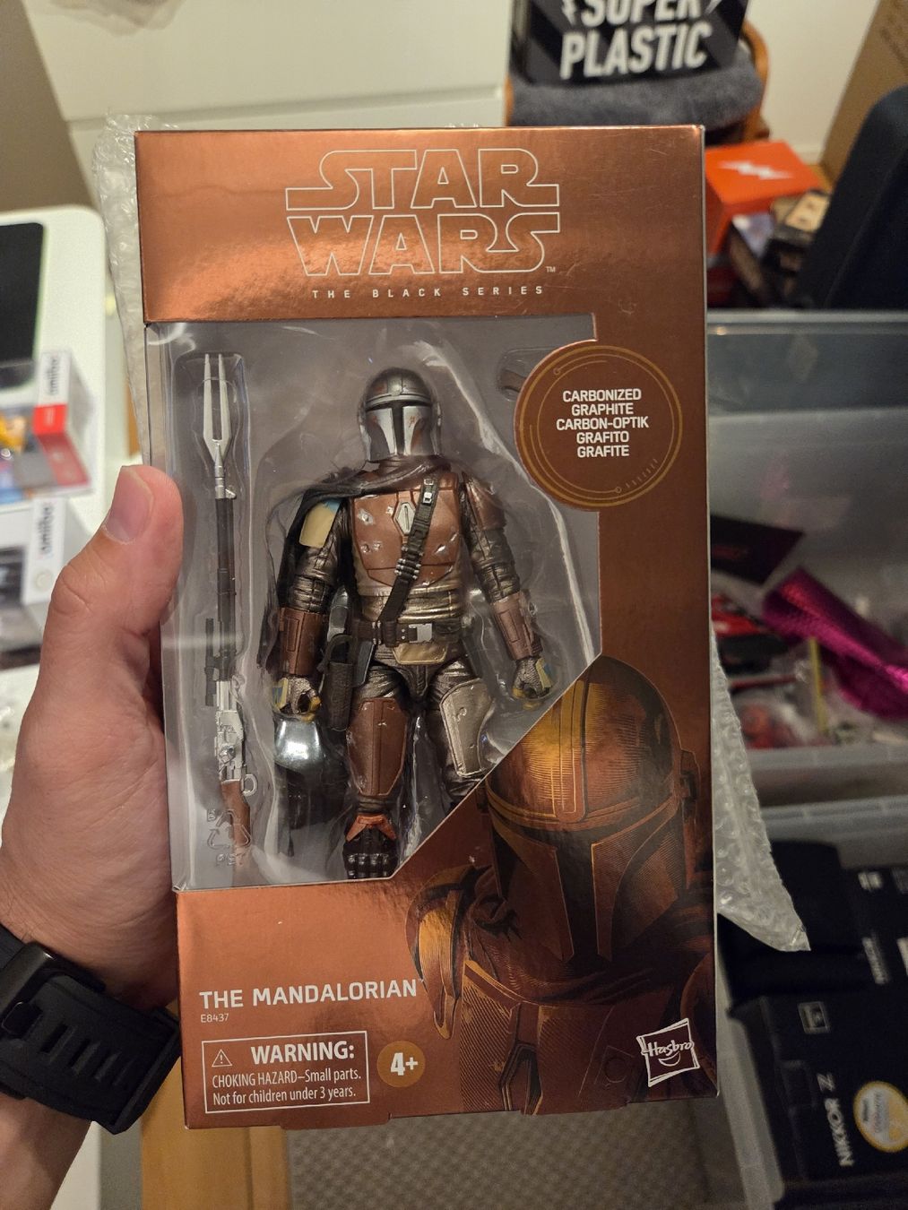 Star Wars Giocattoli: Star Wars Black Series Mandalorian Carbonized – Nuovo e nell'imballaggio originale da Ebikon venduto da gst_5psl