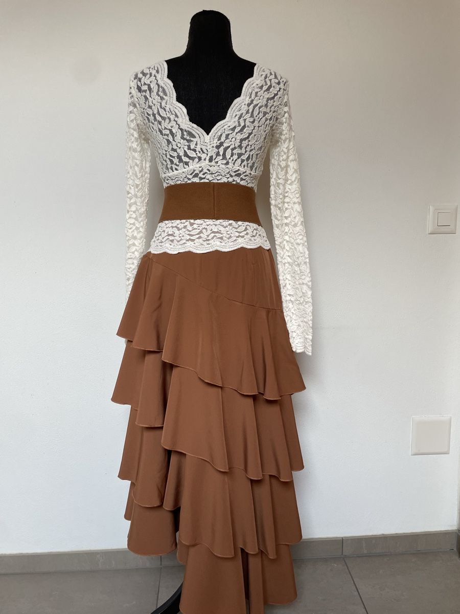 Gonne: Assymetrischer Boho Maxistufenrock – Nuovo (secondo la descrizione) da Sigriswil venduto da ck56 1
