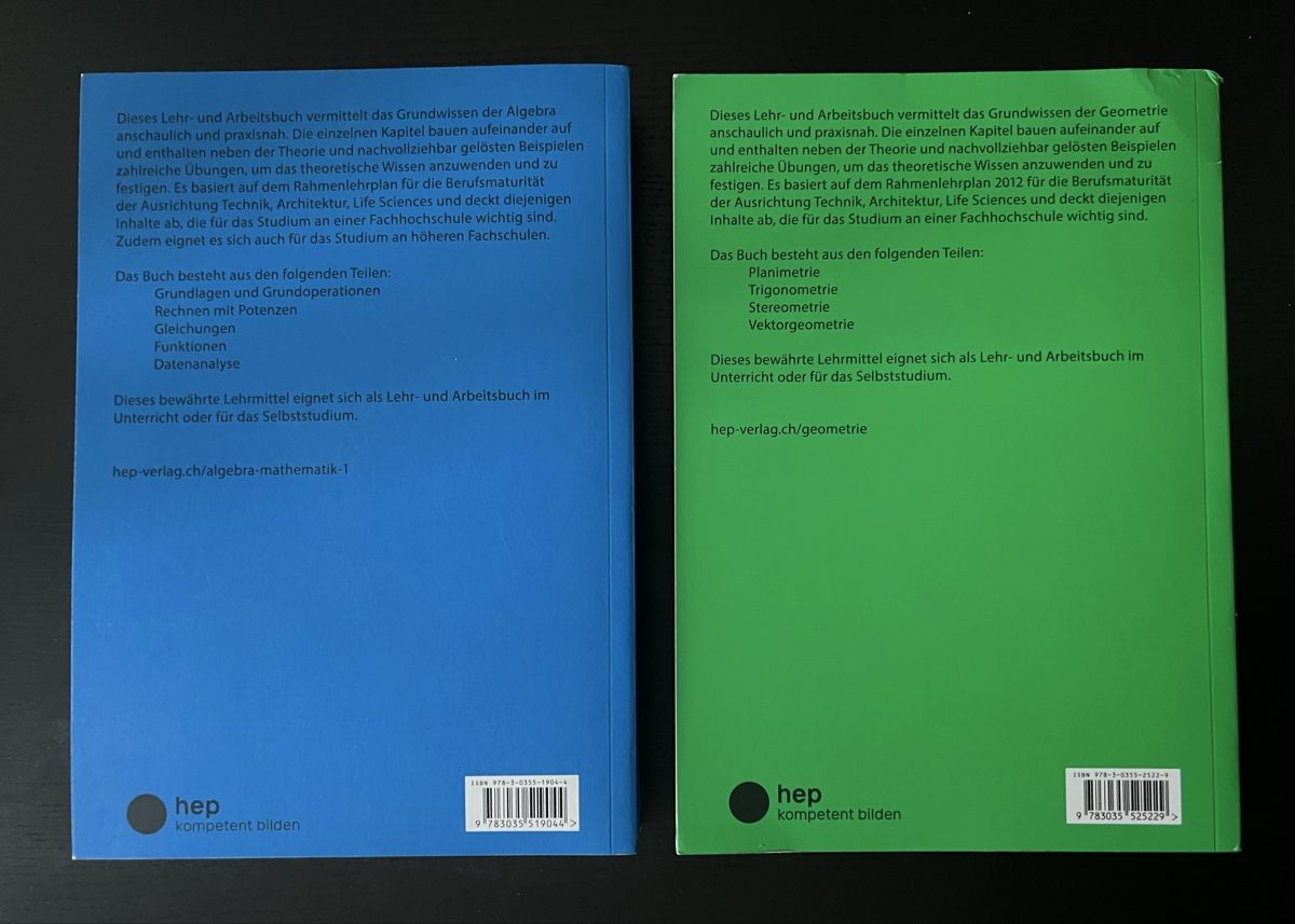 Libri: Marthaler Algebra & Geometrie hep – Usato da Trimbach venduto da bonehd 1