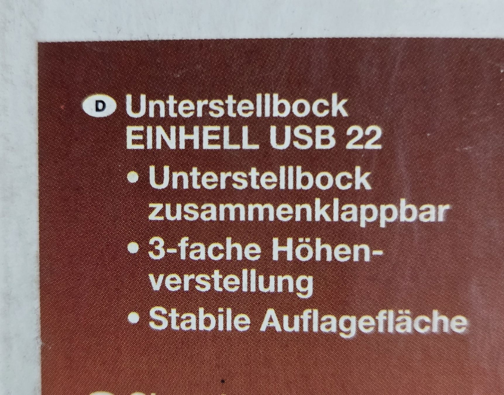 Piattaforme elevatrici & Crick: Einhell 2 Unterstellböcke USB 22 klappbar 2000 kg – Usato da Kirchberg SG venduto da Bibsli 3