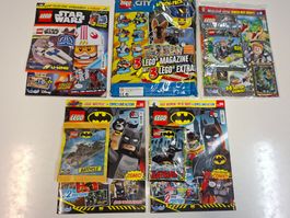 Lego Magazine Hefte NEU Star Wars Batman Marvel Jurassic 7