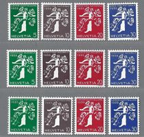 1939, LANDI, 3 SÄTZE, I,D,F, NEU **