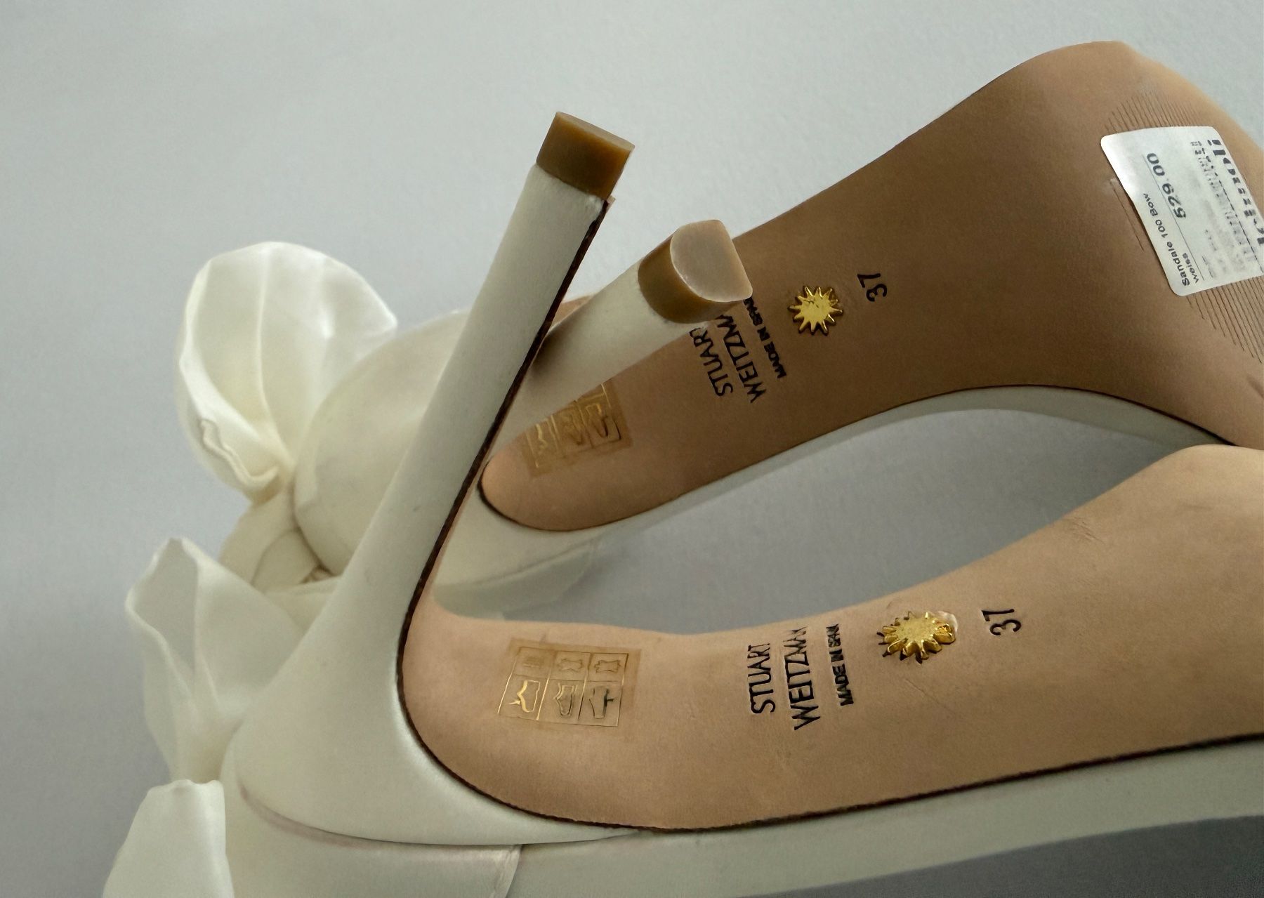 Stuart Weitzman Damenschuhe: Stuart Weitzman Nudistsong Mesh Bow Sandaletten – Neu (gemäss Beschreibung) aus Pfäffikon SZ von Redwulf34 8