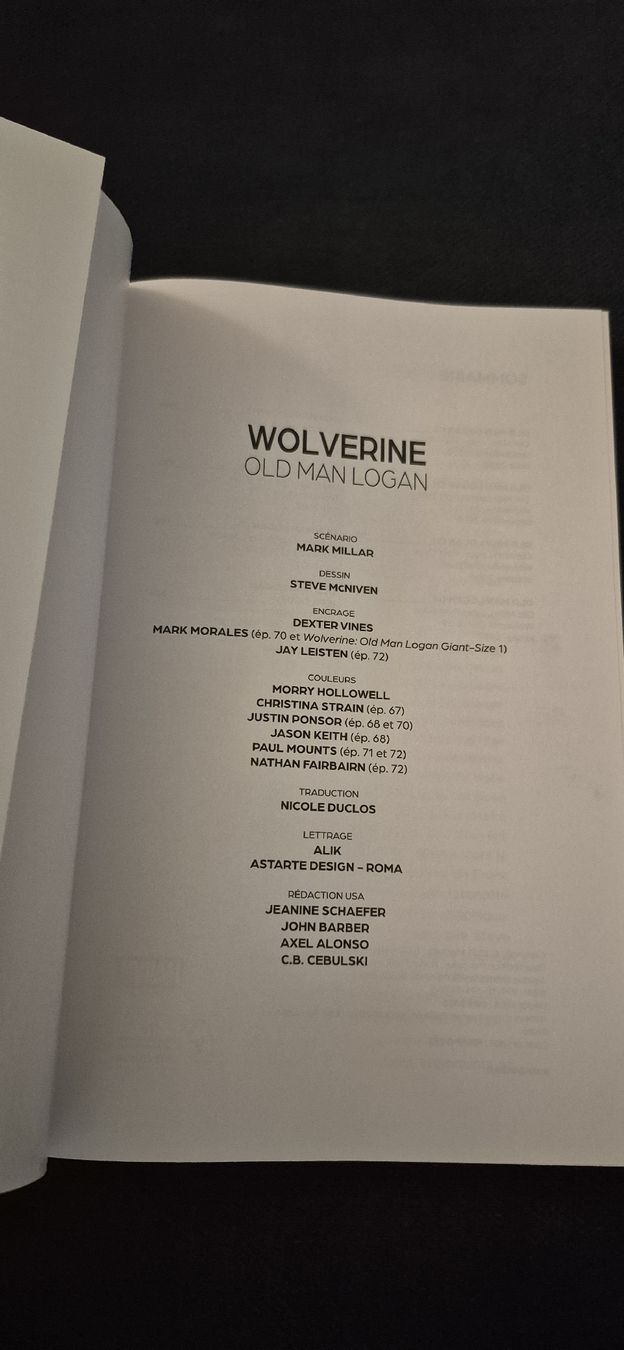Comics: WOLVERINE OLD MAN LOGAN MARVEL COMICS BD RÉCIT COMPLET X-MEN – Gebraucht aus Grand-Lancy von luc111 3