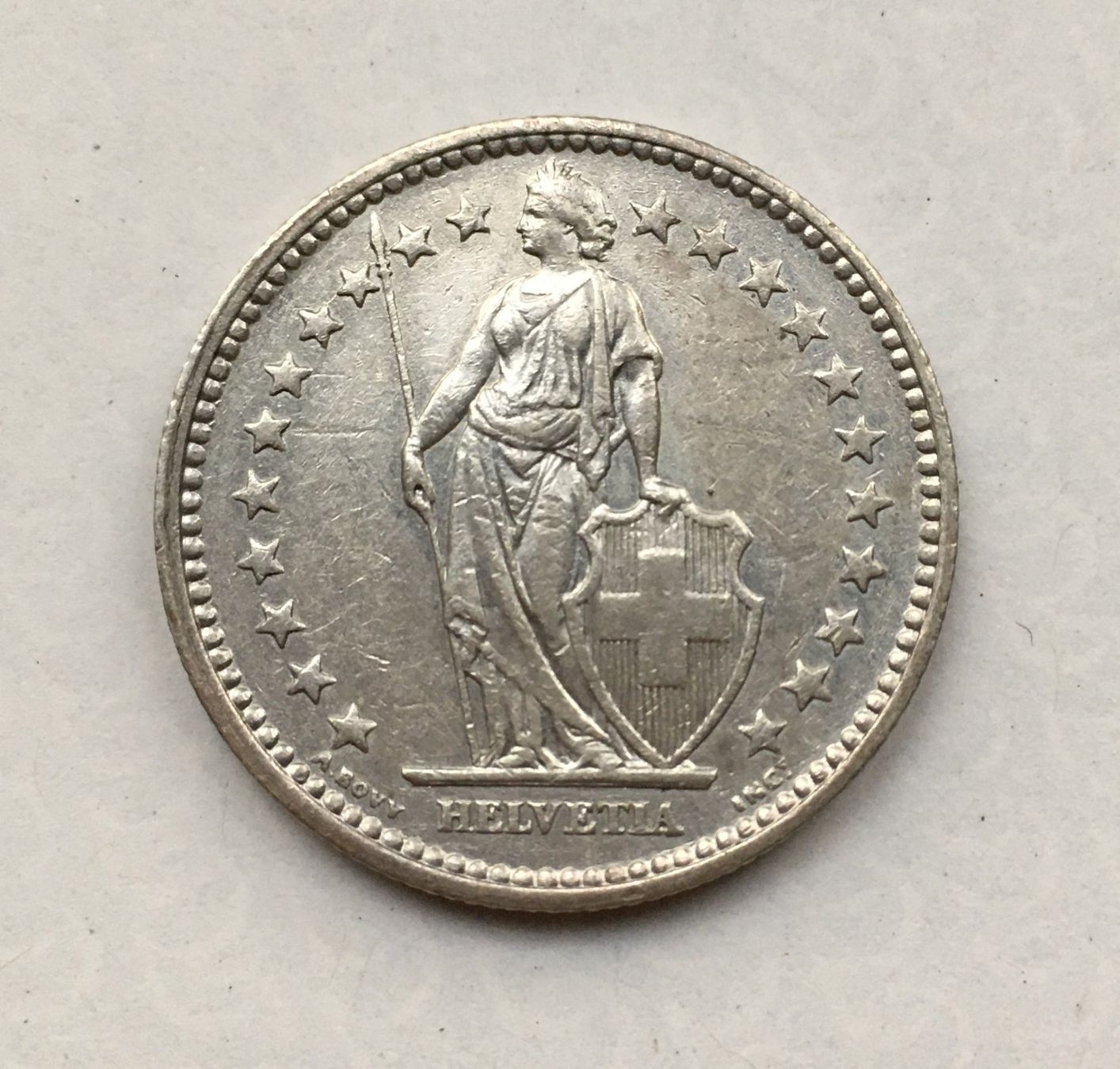 Tutti le monete: 1878 2 Franken vz+ – Usato da Kirchberg SG venduto da Helveticus00 1