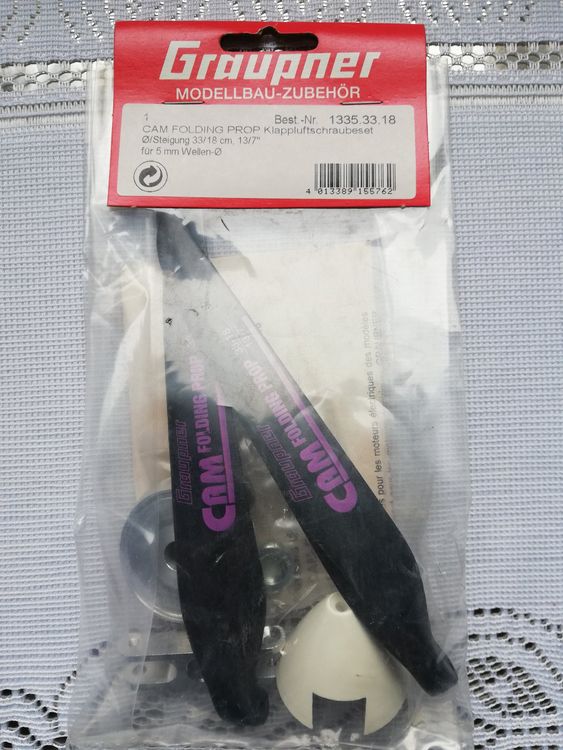 Graupner Faltpropeller CAM – Blattlänge 23 X 15 Cm | Präzisionsgefertigt Für Modellbau