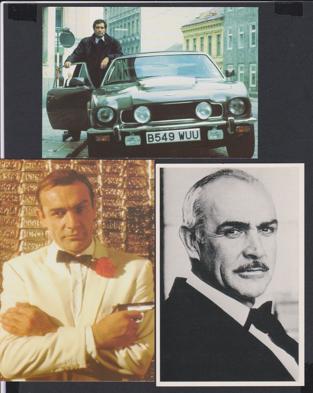Cartoline postali: 007  James Bond   :   3 versch. Ansichtskarten ** – Usato da Vitznau venduto da Ropaku