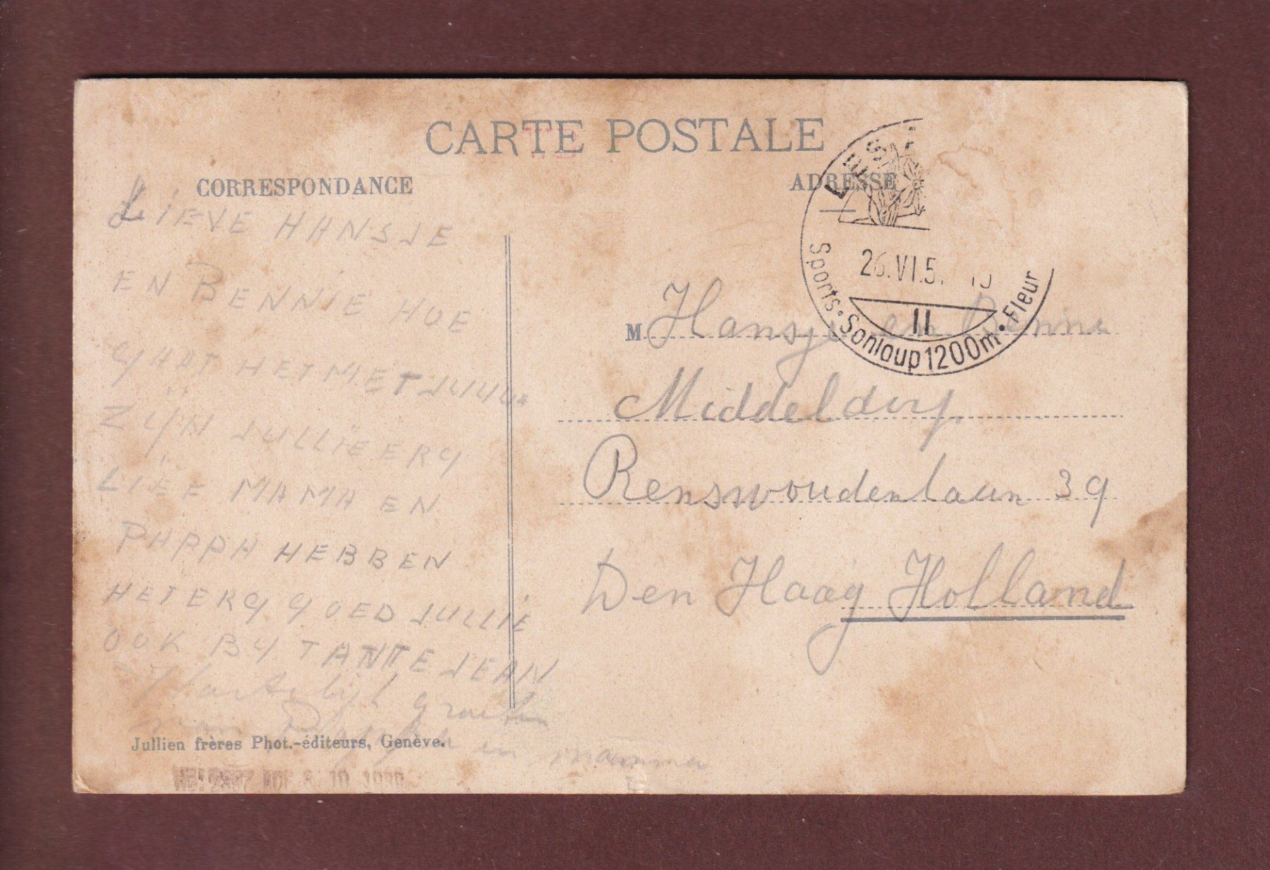 Cartoline postali: LES AVANTS - Dent de Jaman – Usato da Pully venduto da nicecards 1