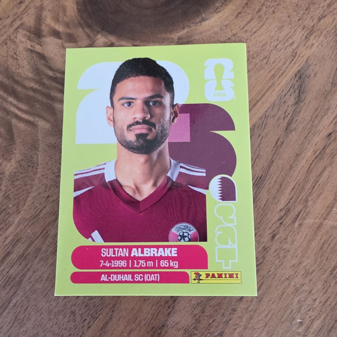 Panini Carte collezionabili: Panini QAT3 Sultan Albrake – Nuovo e nell'imballaggio originale da Buchs AG venduto da LogoParts
