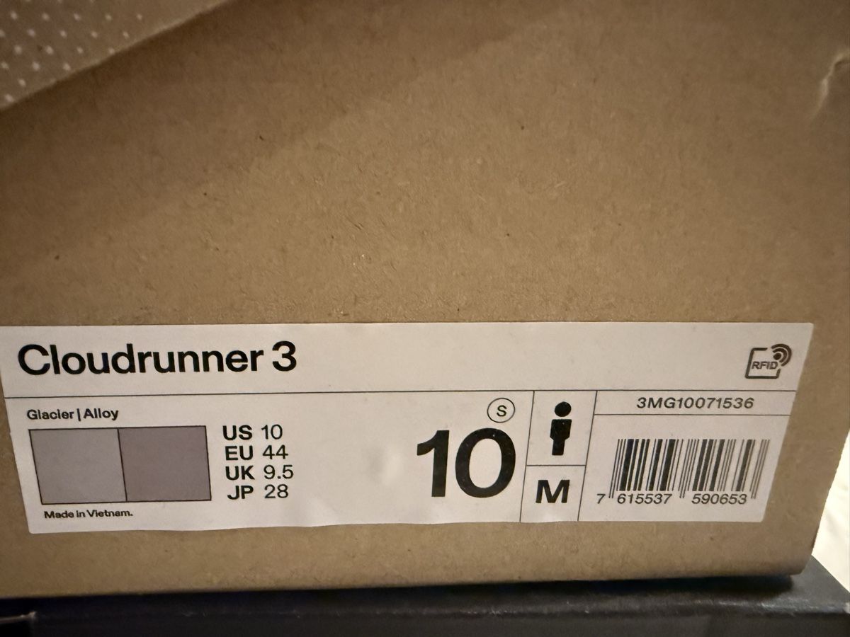 On Scarpe da uomo: On Cloudrunner statt 220.- nur 144.- – Nuovo e nell'imballaggio originale da Zürich venduto da Sebi.063 1