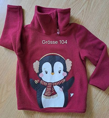 Flauschiger Fleece-Pullover - Grösse 104