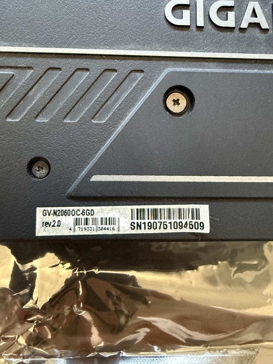 Gigabyte Grafikkarten: Gigabyte GeForce RTX 2060 OC 6GB  – Gebraucht aus Dübendorf von bol_wv95 2