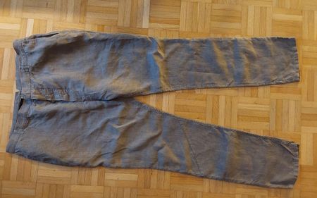 Hose Herren Leinen eigensinnig Wien gŕau XL