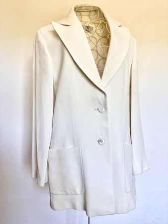 Damen Blazer weiss Grösse 38 Max Mara guter Zustand