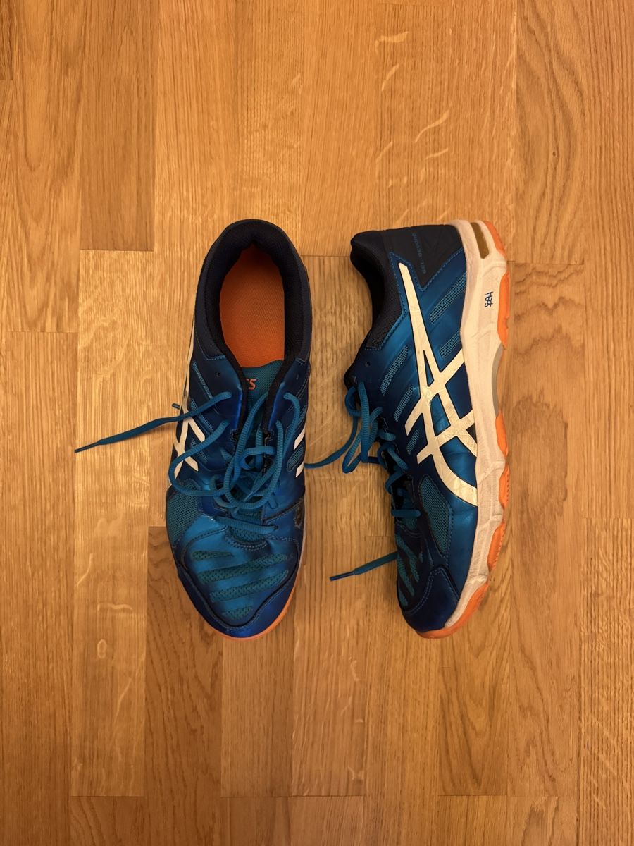 Asics Scarpe da uomo: Hallenschuhe Turnschuhe Asics 46 – Usato da Bern venduto da Gigigian