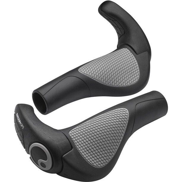 Pezzi di ricambio: Lenkergriffe Trekking MTB Ergon GP2 Grösse L mit Hörnchen – Nuovo e nell'imballaggio originale da Richterswil venduto da velo-reichmuth