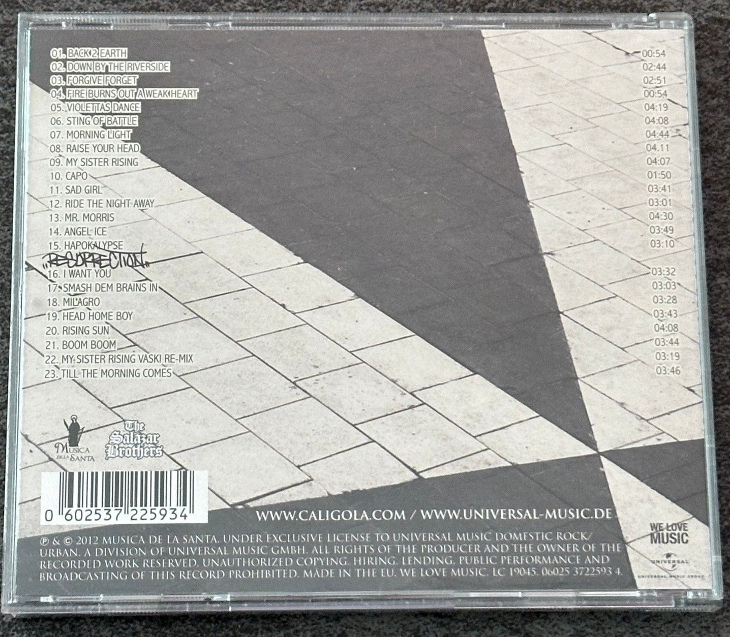 CDs: Caligola - Back to Earth - CD – Gebraucht aus Geuensee von dmi_hdp9 1