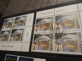 2002 Tag der Briefmarke Viererblock ET-STEMPEL 2 STÜCK