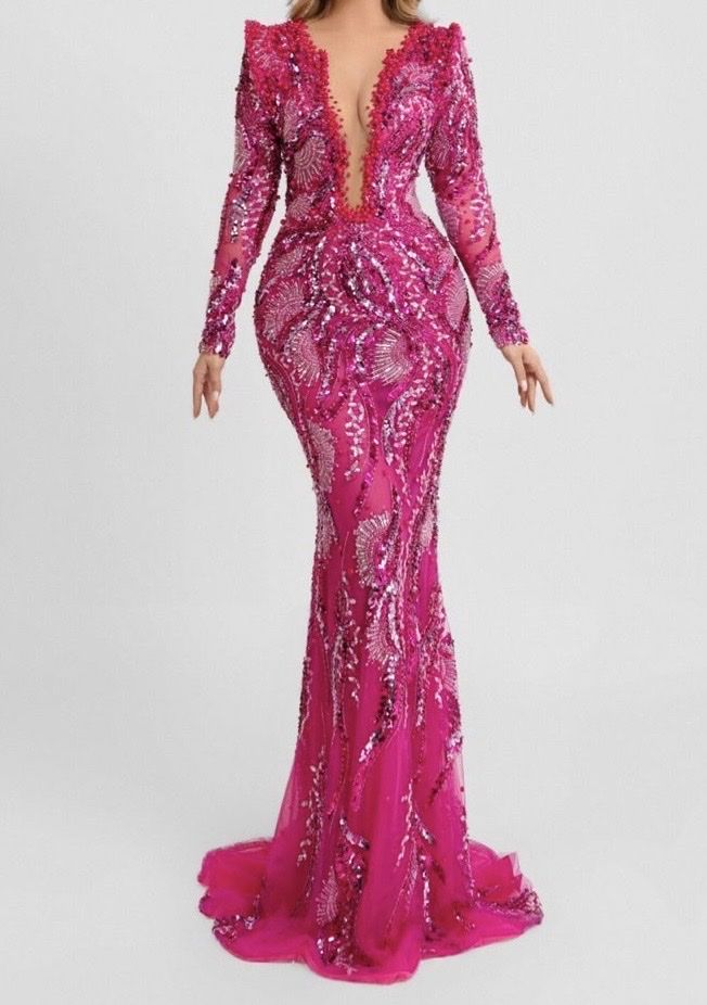 Vestiti: Abendkleid Exklusive Handmade – Usato da Eglisau venduto da Dl-Dsgnn 2